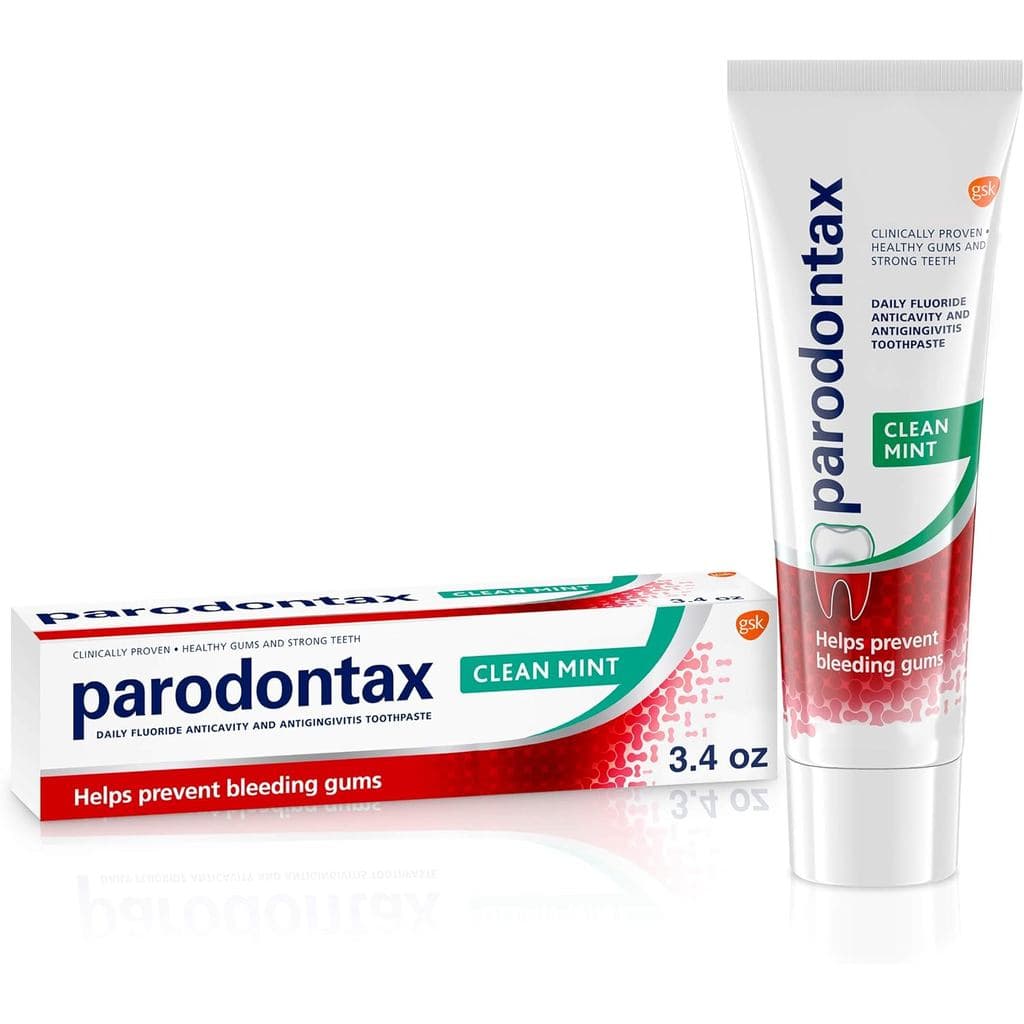 Pasta de Dente Parodontax para Gengivas Sangrantes, Tratamento de Gengivite e Prevenção de Cáries, Sabor Menta Fresca -