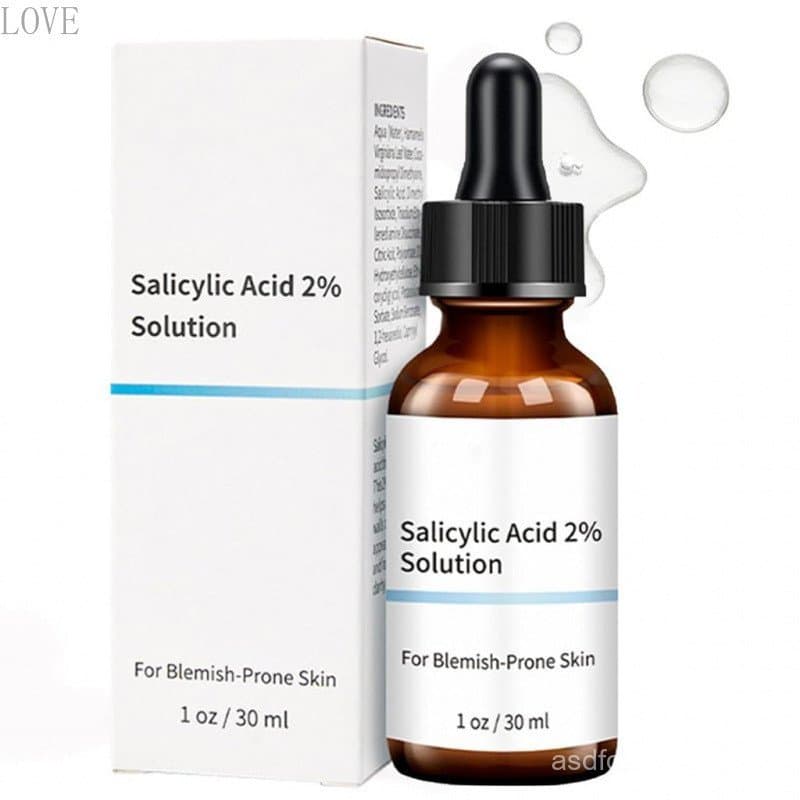 Sérum de Ácido Salicílico 2%, Sérum de Ácido Salicílico para Tratamento de Acne, Reduz Poros e Imperfeições, Reduz o Exc