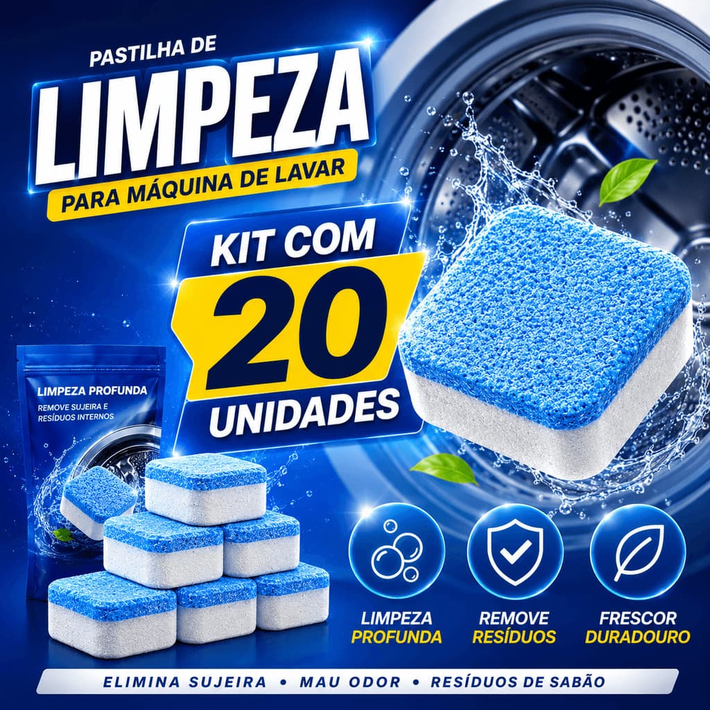 Kit Limpador Pastilha de máquina de lavar roupa, comprimido efervescente sólido para remover manchas【】