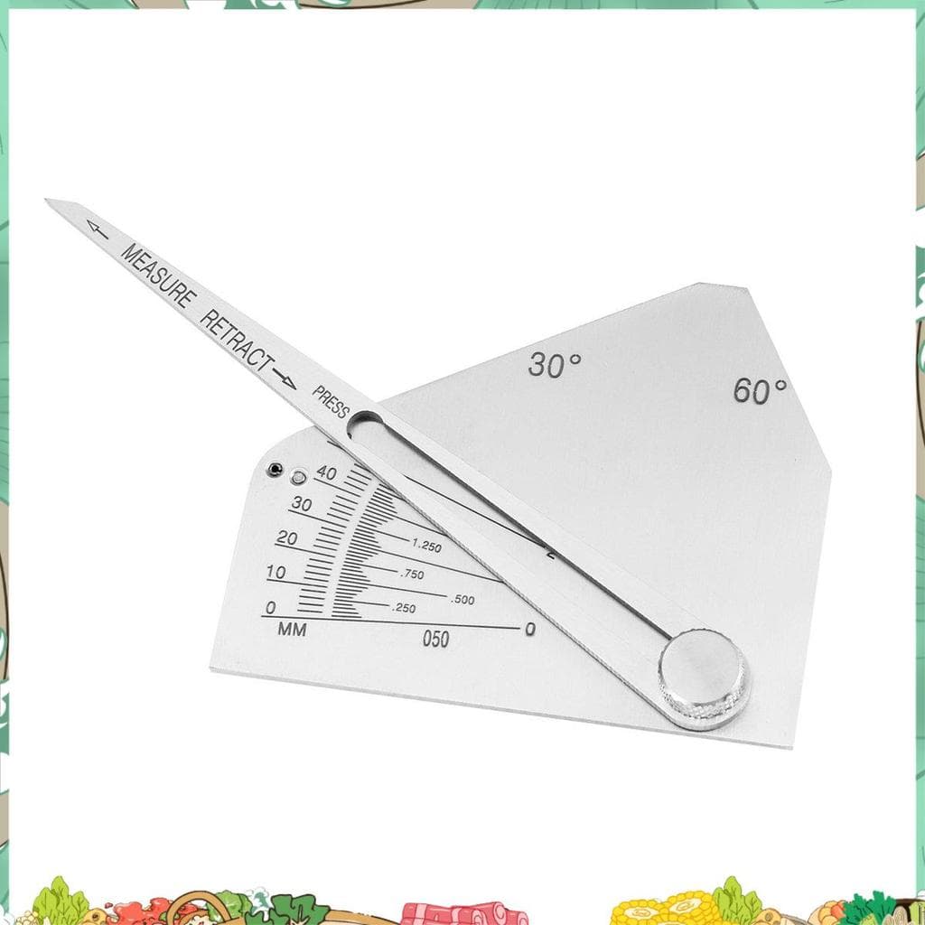 Medidor De Solda De Filé Skew-T , Ângulo De Verificação Membro Vertical , Inspeção De Soldagem Lateral Obstrução