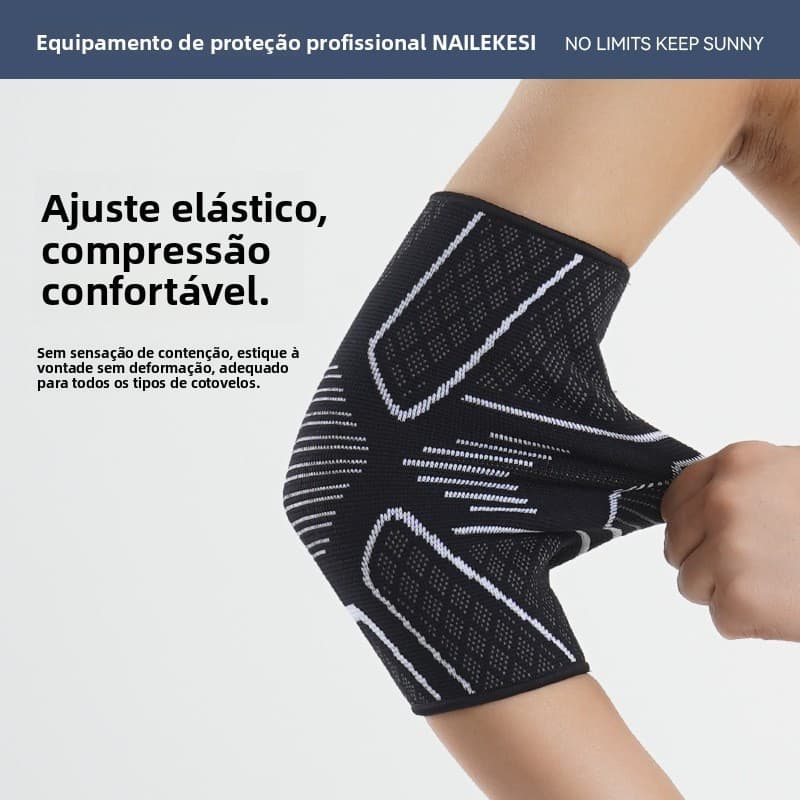 Cinta de cotovelo esportiva, manga para articulação do cotovelo, protetor de braço