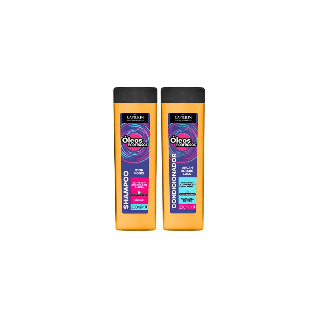 SHAMPOO+ CONDICIONADOR ÓLEOS PODEROSOS  CAPICILIN 250ML
