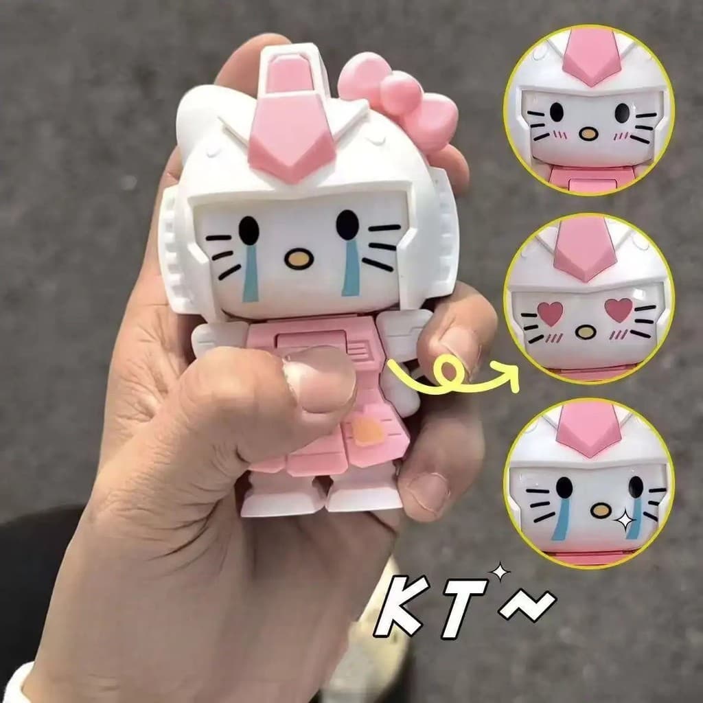 Boneca que muda de rosto, design fofo de desenho animado Xiaoxin Q, chaveiro antiestresse, brinquedo clássico pequeno,[L