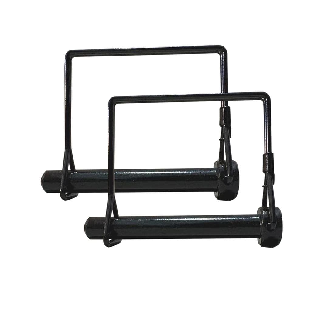 Teuleego Pacote com 2 Pinos de Engate para Reboque Pretos de 5/16 x 3-1/2 Polegadas – Pino de Travamento de Engate em Aç