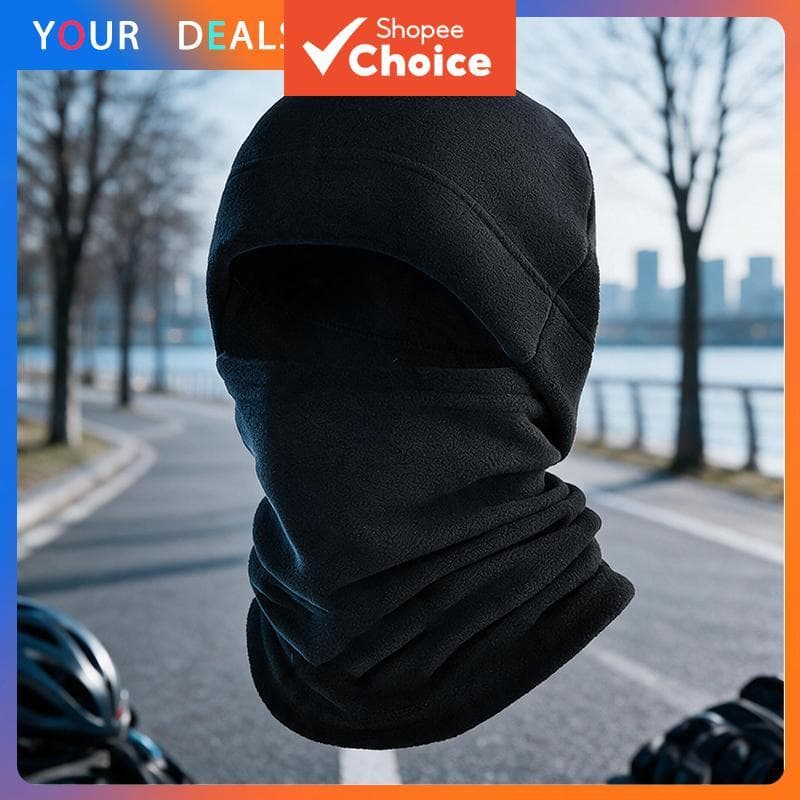 Balaclava Capa De Pescoço De Inverno Chapéu Conjunto À Prova De Vento Ajustável Para Esqui , Caminhada , Ciclismo , Moto