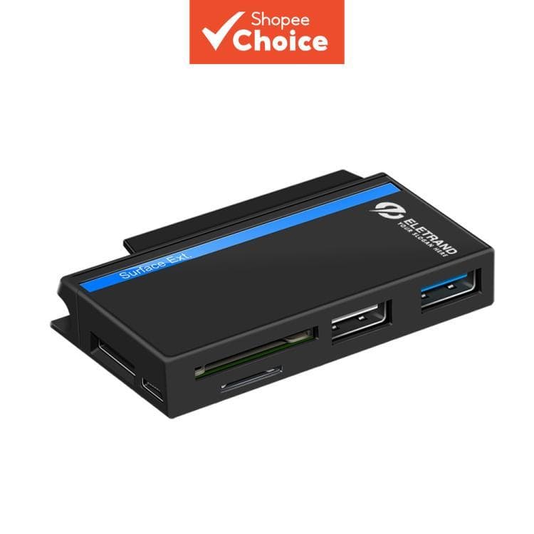 HUB de interface ROCKETEK RT SGO727 USB 3.0 + USB 2.0 + Micro USB para Microsoft Surface Go, com 2 slots para cartão TF