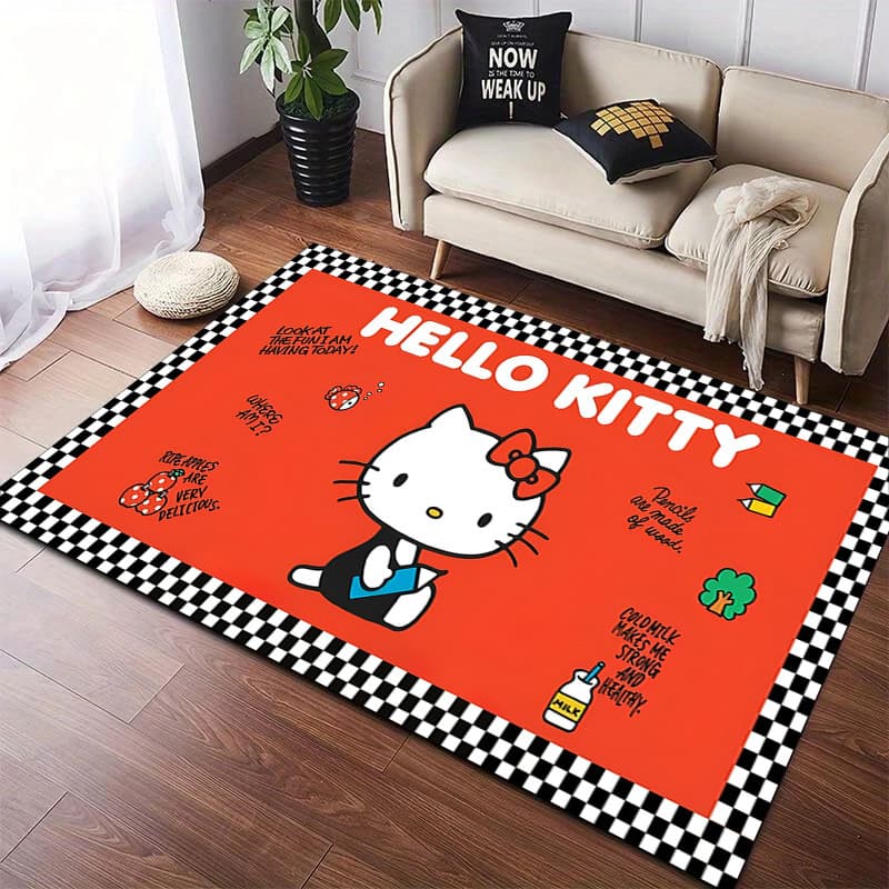 Produtos Para Casa Sanrio hello Kitty Tapete Estampado Quarto Sala De Estar De Banheiro