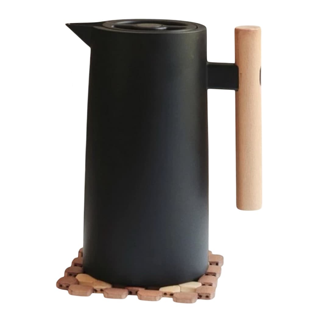 Garrafa Termica Cafe Cha Botao Click Tampa Antivazamento Nordica Cozinha Coffee Break Lanche Mesa Bebida Quente Fria