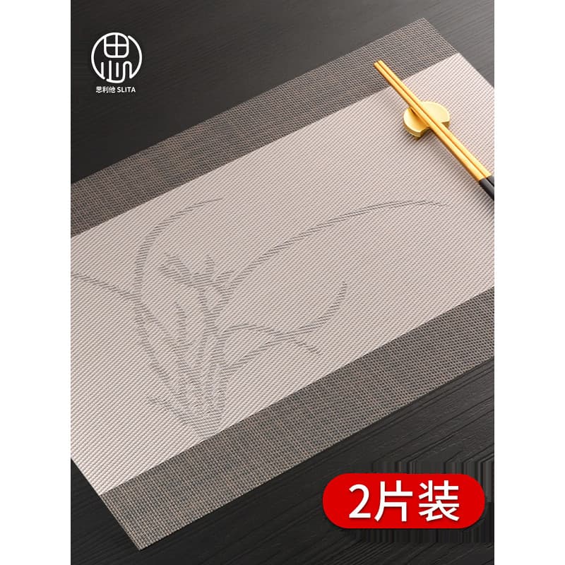 Tapetes de isolamento térmico ocidentais Tapetes de mesa Anti-escaldantes Placemats Tapetes de tigela de alta qu