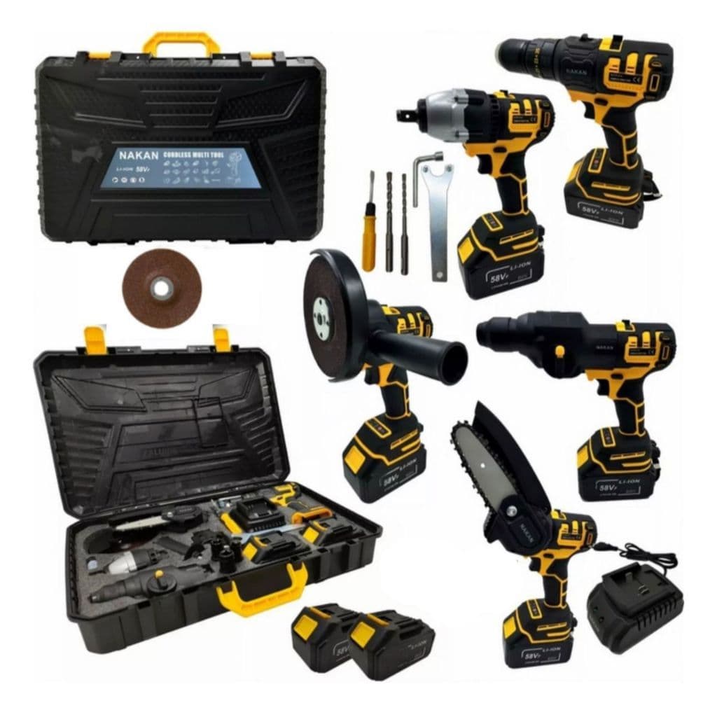 Ferramenta Intercambiável Bateria 5 Em 1 48v Brushless Nakasaki - Alta Performace e Qualidade