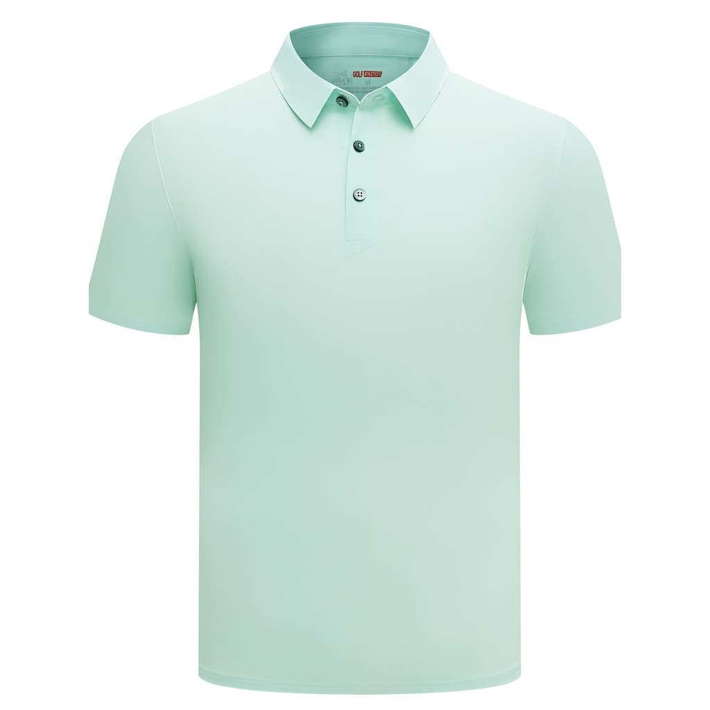 Verão golfe de manga curta camiseta masculina estiramento de secagem rápida respirável camisa polo esportiva roupas de g