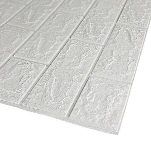 Painel Decorativo Textura Relevo Branco Parede Design Moderno