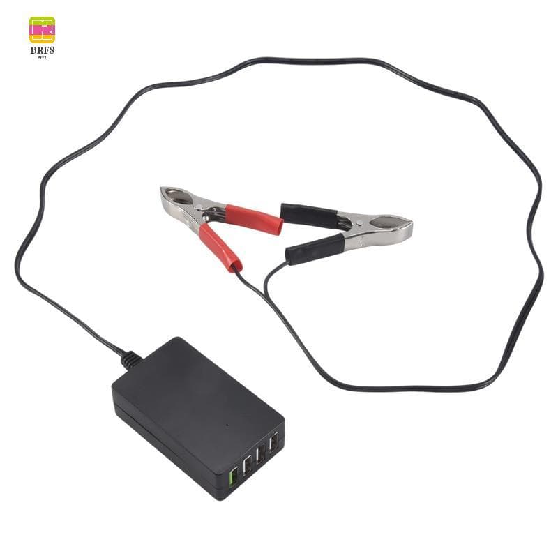 Carregador Usb Multiporta Com Clipe De Bateria Para Outros Smartphones E Tablets