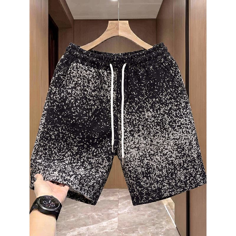 Americano Retro estilo étnico vermelho Shorts masculino verão Design nicho Street Wear havaí casal calças cortadas