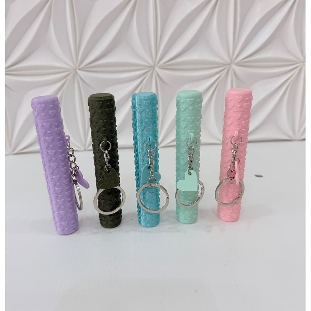 Kit 10 Chaveiro Porta Escovinha de Cílios e Sobrancelha