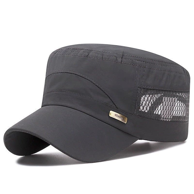 Boné Militar Masculino de Secagem Rápida, Boné de Beisebol de Verão, Militar Feminino, Boné de Malha Respirável par