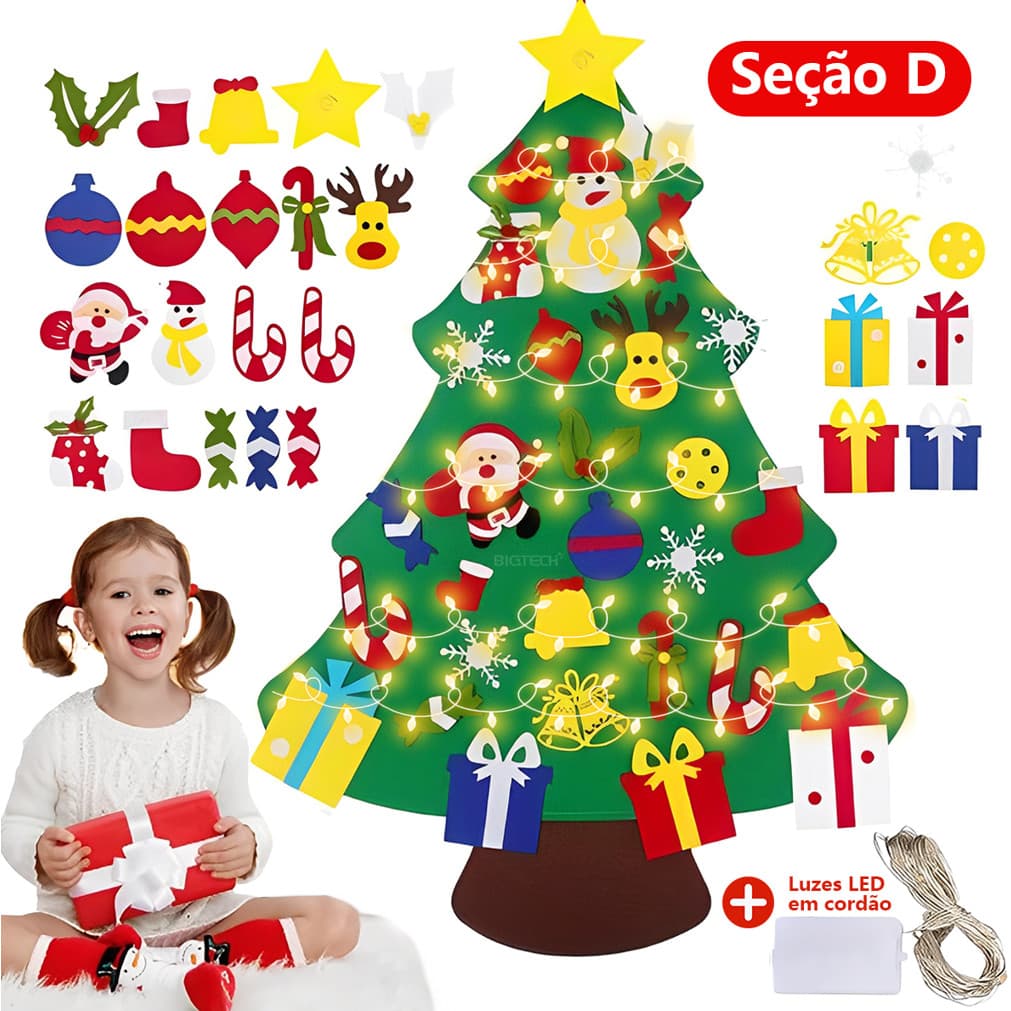 Árvore de Natal em feltro HX625-D