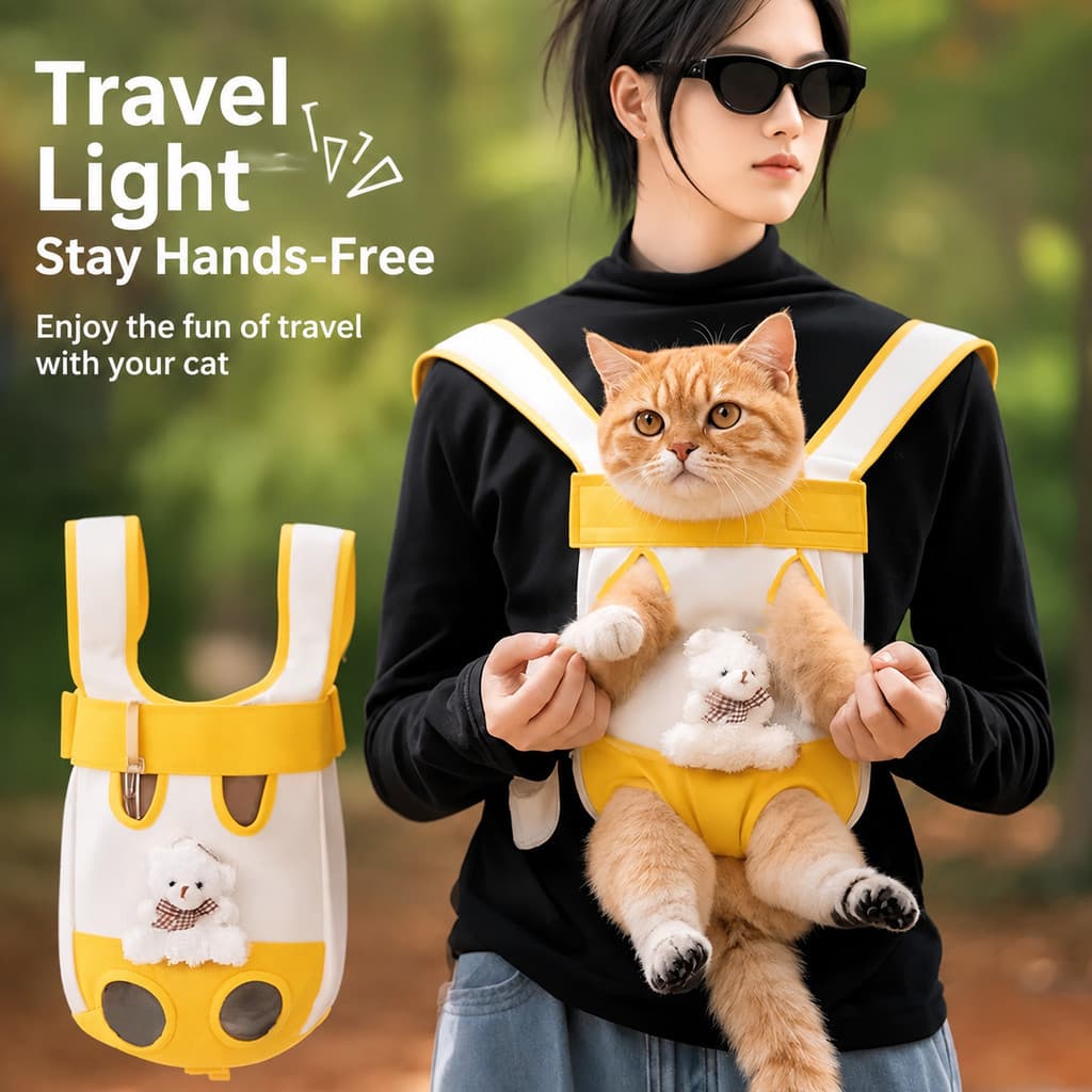 Gato outing peito gato saco mochila portátil urso pequeno cão de tamanho médio carregando cão ferramenta útil Pet outing