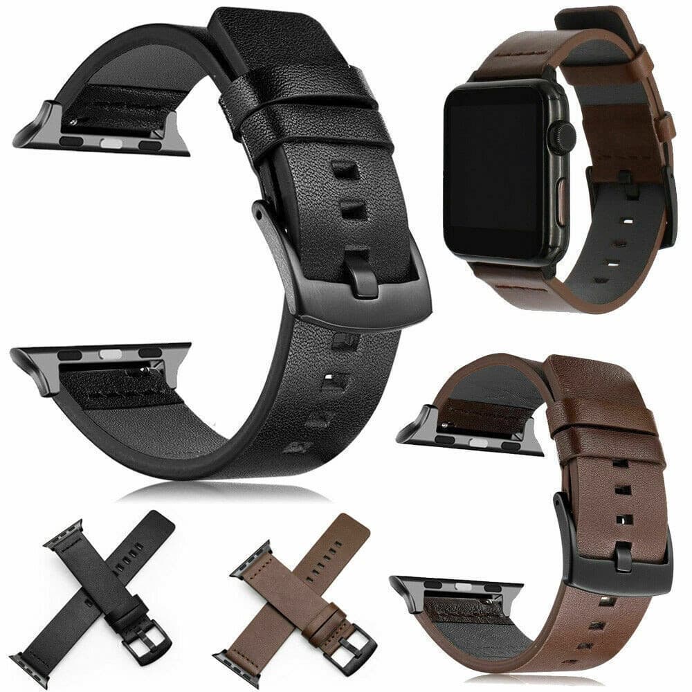 Pulseira de couro premium para Apple Watch SE 44mm Geração 1 / 2 / 3 - Apple Watch 2 / 3 Ultra 49mm