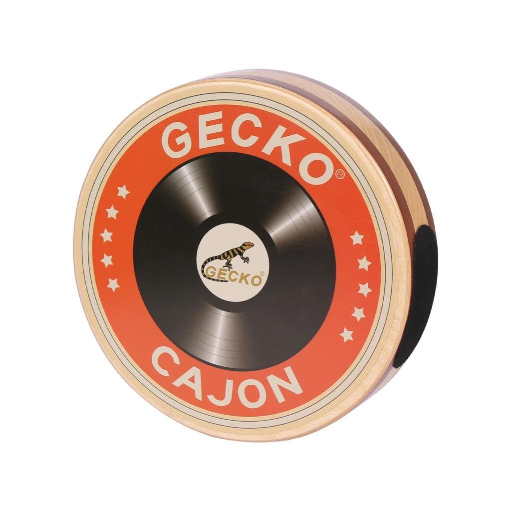 Tambor de madeira Gecko Cajon, instrumento de percussão de placa única de mão plana com bolsa de transporte, caixa