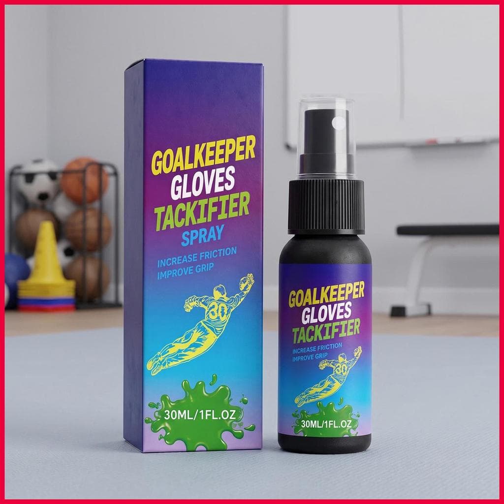 Luva De Goleiro Spray 30ml De Secagem Rápida Adesivo Forte Antiderrapante Para Adolescentes Adultos Treinamento Diário w