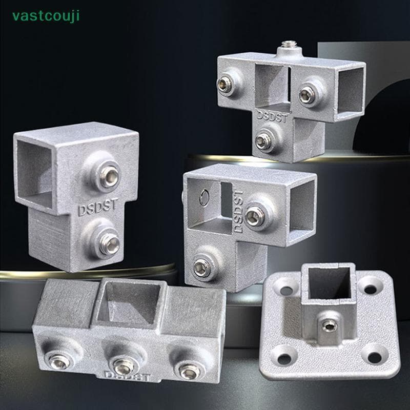 Vastcouji 1 Peça Conector De Tubo Quadrado De Três Vias Com Cotovelo De Liga De Alumínio Para Rack De Armazenamento br