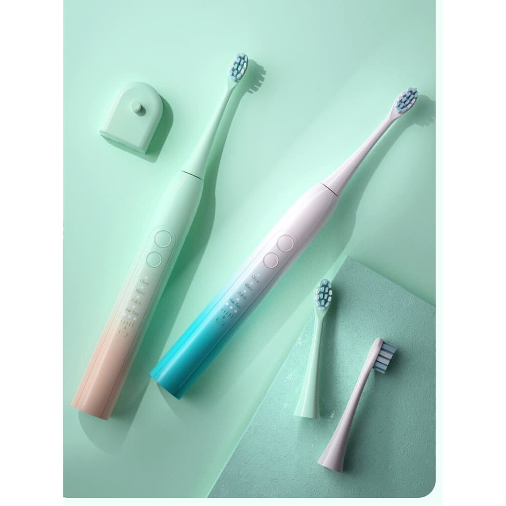 Bonito Diou 5118 Gradiente Escova de Dentes Elétrica Cabeça de Substituição de Escova de Dentes Adulto/Base de Carregame