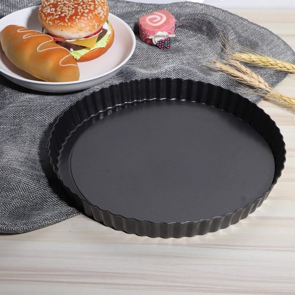 Forma para Bolo e Torta Crespa Antiaderente Fundo Removível 24cm