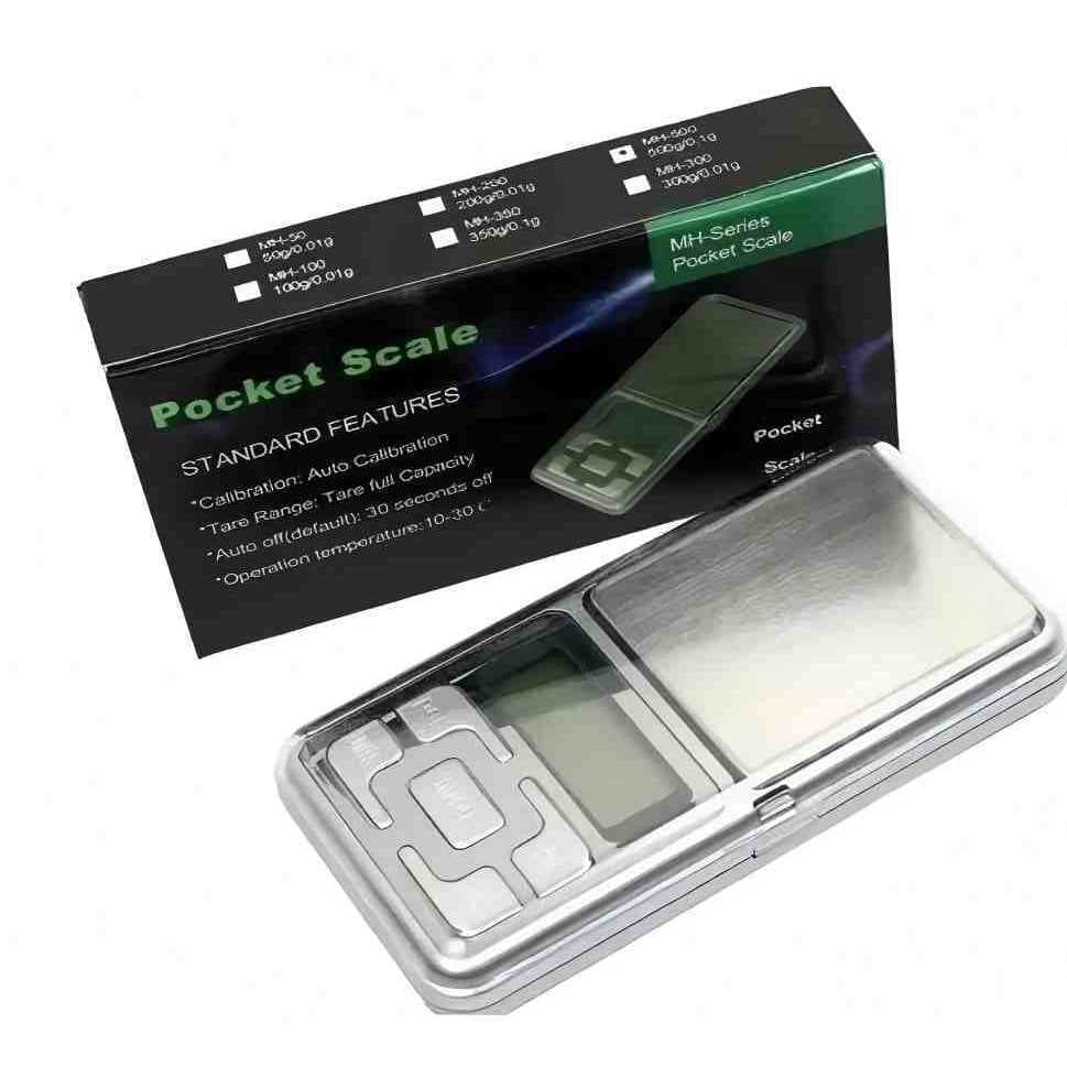 Mini Balança Digital De Bolso E Alta Precisão 0,1g Até 500g