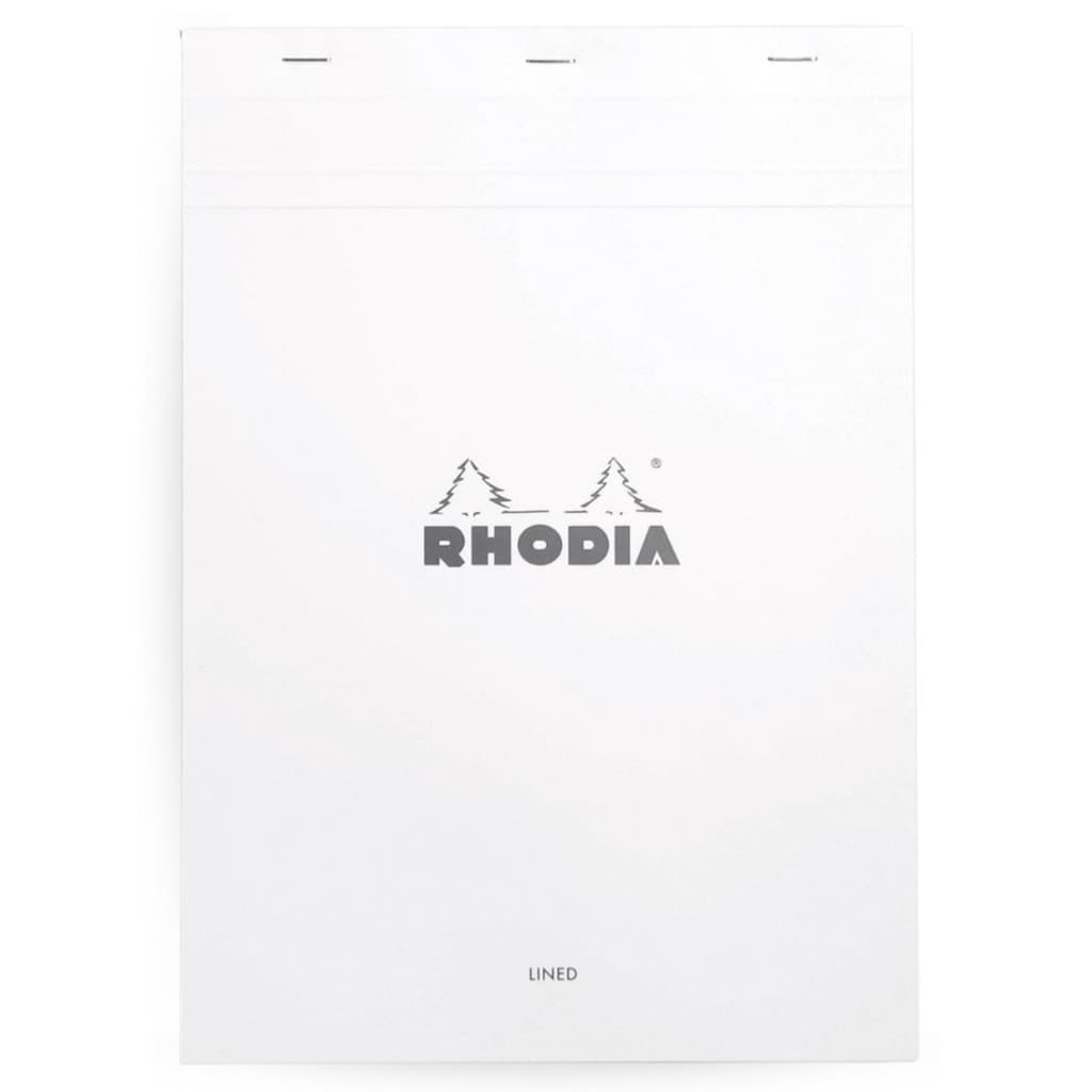 Bloco de Notas Pautado N18 Rhodia 80 Folhas - 21x29,7cm