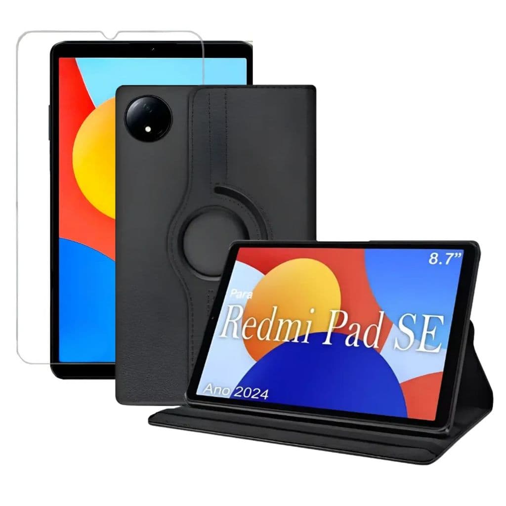 Capa Giratória + Película Para Redmi Pad Se 8.7