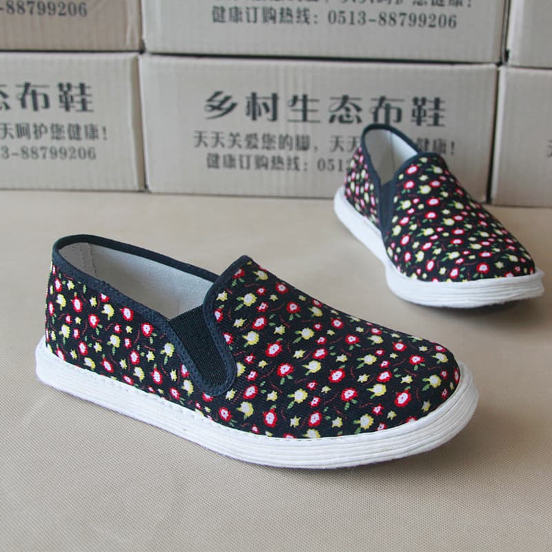 Senhoras velho pequim Melaleuca sola de pano primavera outono sola macia confinamento respirável sapatos casuais trabalh