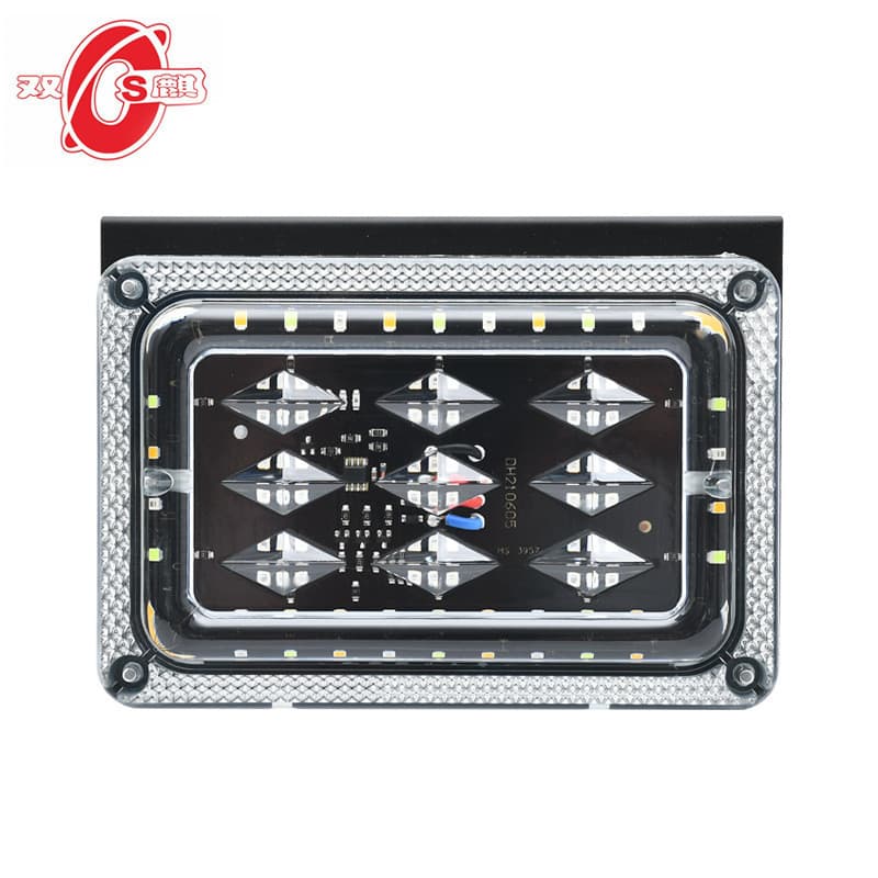 Novo diamante estroboscópio 24VLED luzes de nevoeiro estroboscópicas luzes do caminhão luzes traseiras do caminhão