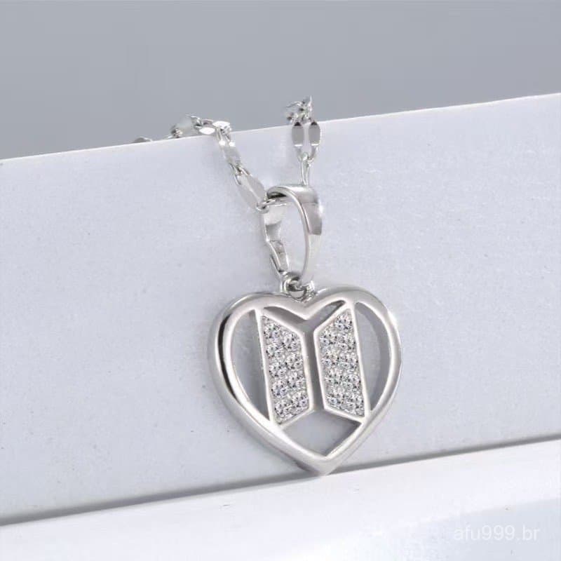 Pulseira BTS Army ou colar Arirang Fanmade,presente bangtan boys folheada a prata 925 photocard bts jungkook jimin jhope