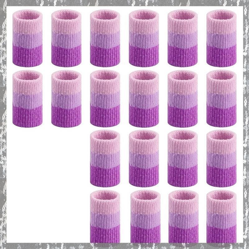 [Tnr] Capas De Dedo De Compressão 20 Peças De 3.9 Polegadas Protetor Crochê Mangas Para De Tricô