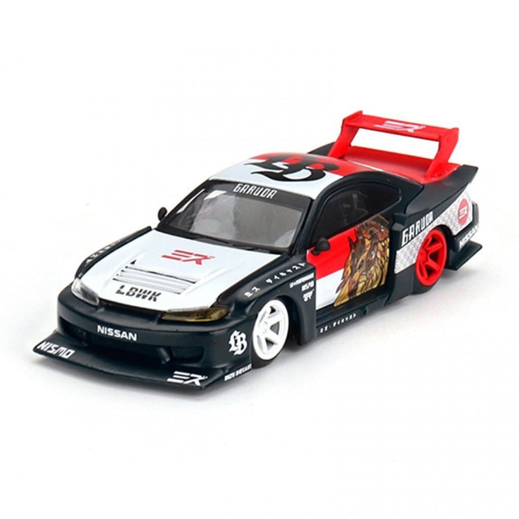 Mini GT MGT00652-R 652 1/64 NISSAN LB-SUPER SILHOUETTE S15 SILVIA GARUDA X MIZU RHD DIECAST Escala Modelo Carro