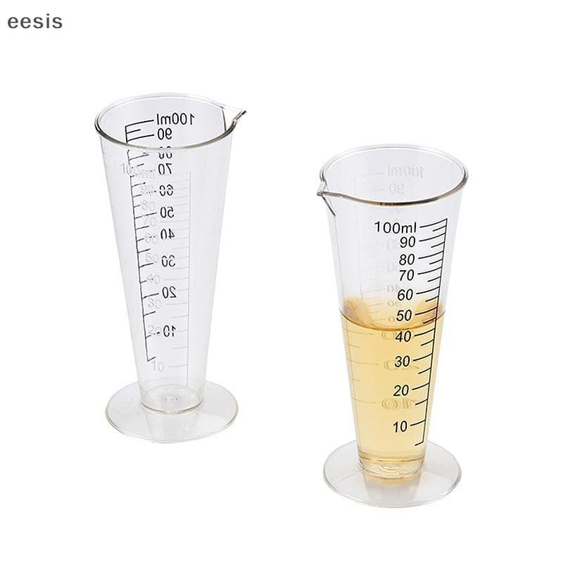 Copo Medidor Acrílico De Qualidade Alimentar eesis 100ml Com Escala-Sem BPA , Perfeito Para Uso Em Cozinha E Restaurante