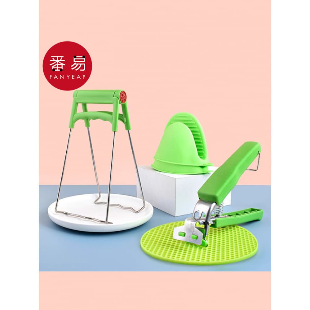 Luvas luvas/isolamento térmico A1zon001-Silicone luvas Anti-escaldantes engrossado resistente a altas temperaturas forno