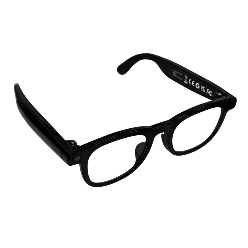 Óculos Inteligente com IA Câmera Tradução Bluetooth 5.4 16GB Música 3 Lentes