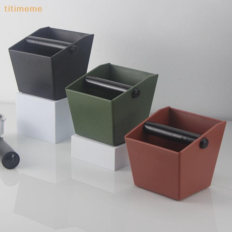 tr Sho-Absorvente Café Kno Caixa Antiderrapante Espresso Despejo Para Borras De Com Barra De Removível Moagem Lixeira sg