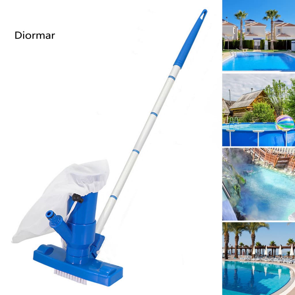 Stubborn Stains Pool Vacuum Portable Handheld Underwater Cleaner for Above Ground Pools – Jet-powered Attaches to Gard