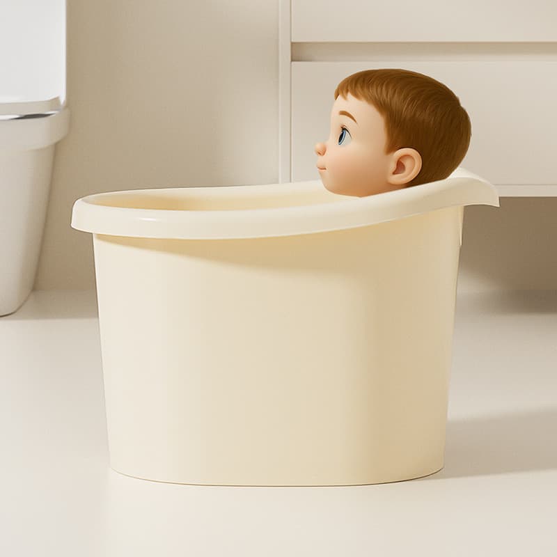 Banheira infantil para bebês, banheira especial para bebês, tamanho grande, pode sentar, banheira infantil