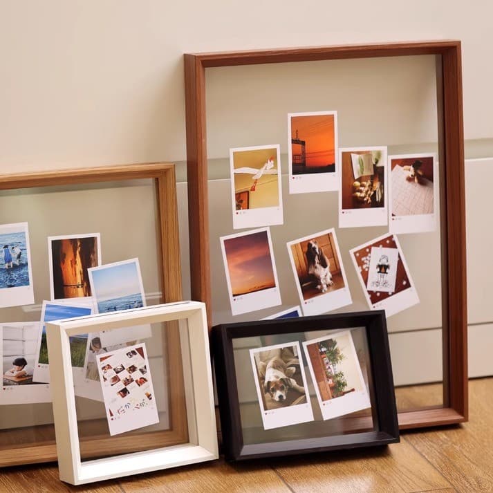 Polaroid moldura de foto pequeno cartão Display quadro cartão postal foto diy mesa concerto bilhete coleção quadro armaz