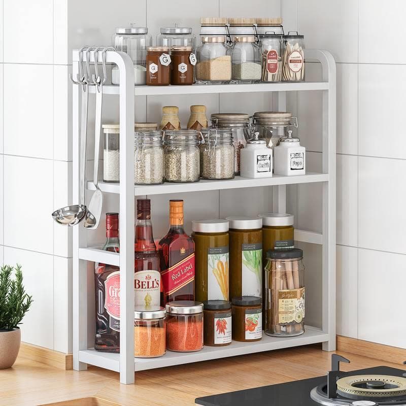 Multifuncional cozinha condimento rack bancada do agregado familiar rack de armazenamento condimento óleo sal molho vina