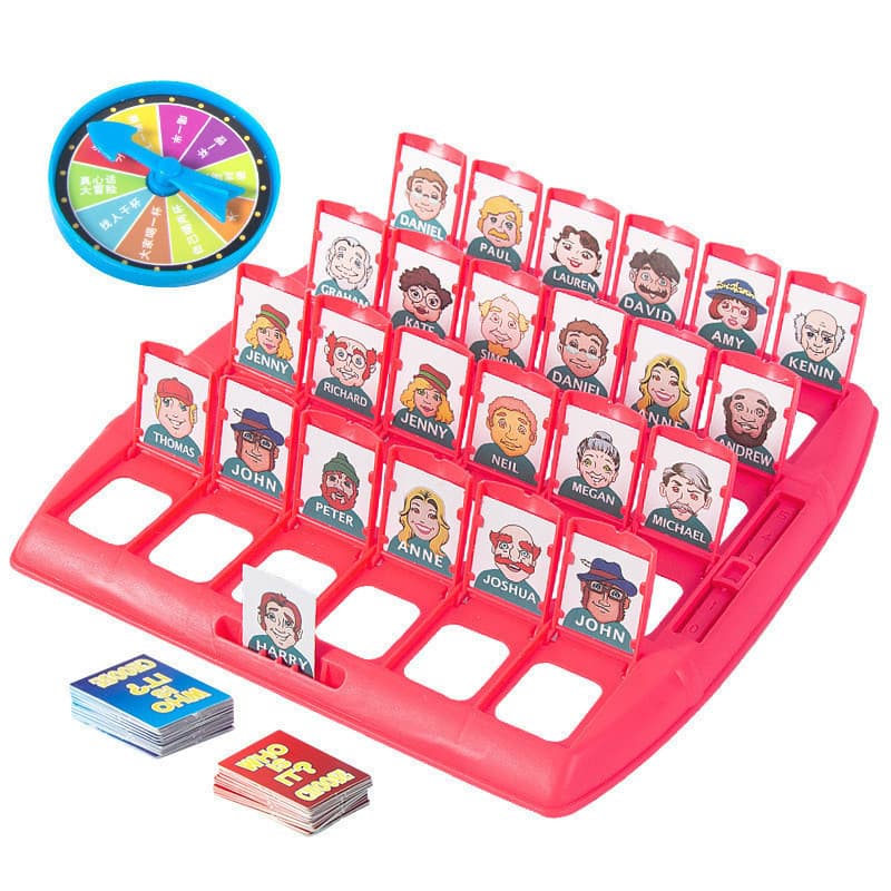 Adivinhe quem eu sou dois jogadores jogo de tabuleiro de batalha brinquedos educativos interativos infantis