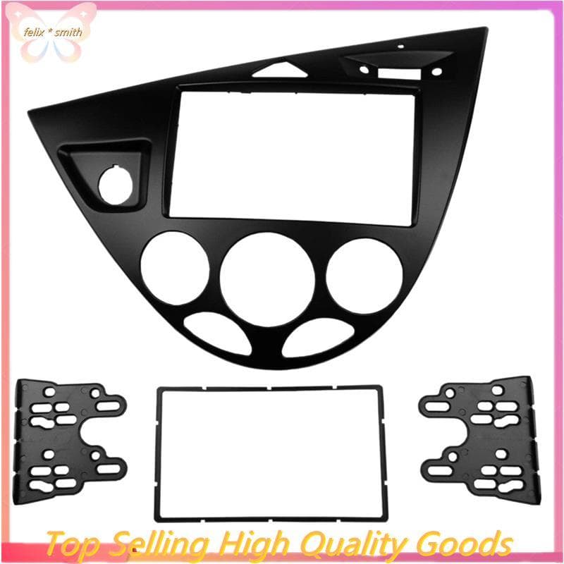 2 Din Rádio Fasica Para Focus/Fiesta Painel Estéreo Kit De Guarnição De Estrutura Facial LHD Reequipamento Instalação
