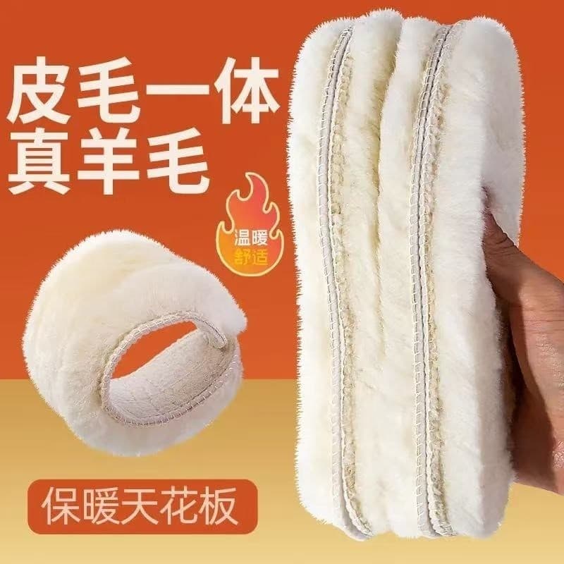 Forro de lã engrossado austrália 100% lã pura palmilha de algodão pele de carneiro integrada botas de neve absorvente de