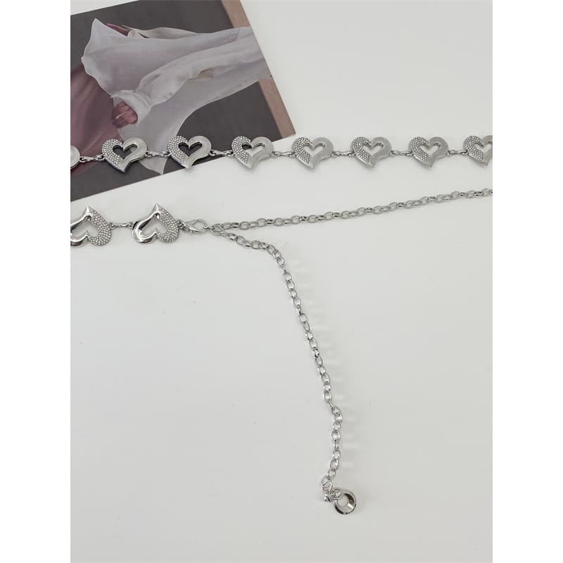 Corrente de cintura feminina decorativa cinto fino simples combinando vestido prata estilo étnico corrente de ferro moda