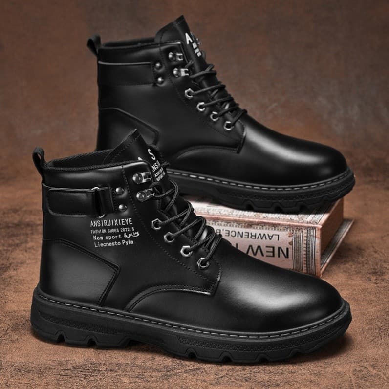 Martin botas masculinas 2023 novo estilo primavera outono sapatos masculinos versão coreana na moda botas masculinas All