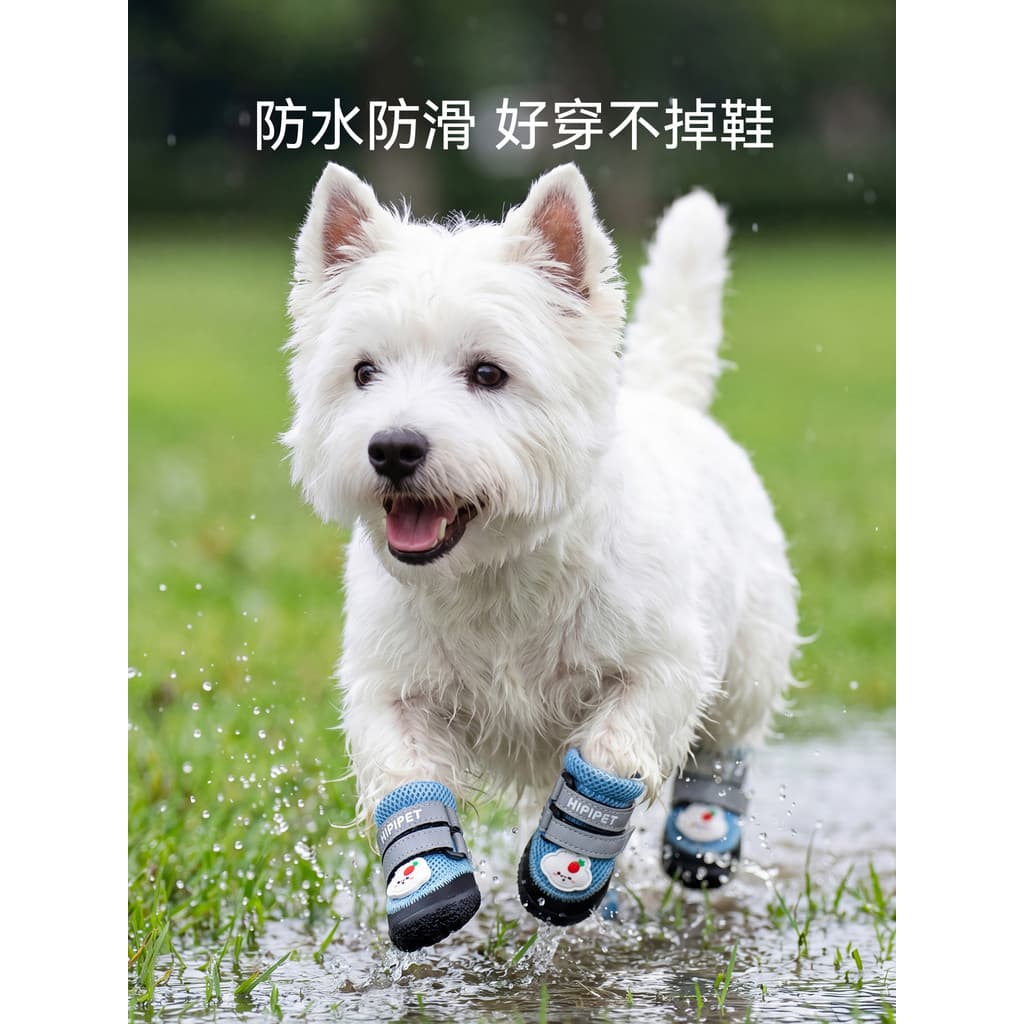 Sapatos para cães verão respirável nuvem-aparecimento Walker borracha sapatos de sola macia ao ar livre anti-sujeira ant